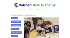 Desktop Screenshot of caliberbetaacademy.org